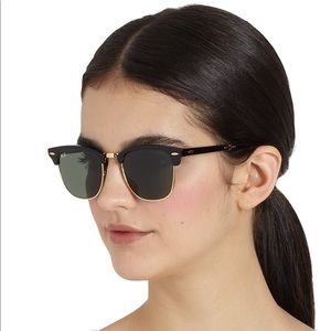 SOLD Classic Black/Gold Ray Ban Clubmaster